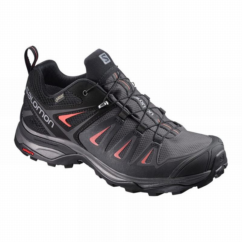 Salomon Vandresko Dame Sort / Rød - X ULTRA 3 GORE-TEX (OMQLJ-8671)